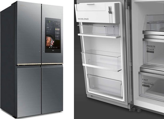 Холодильник Midea 718WGPZV Cross 