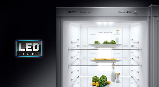 Новые холодильники ATLANT освещаются светодиодами