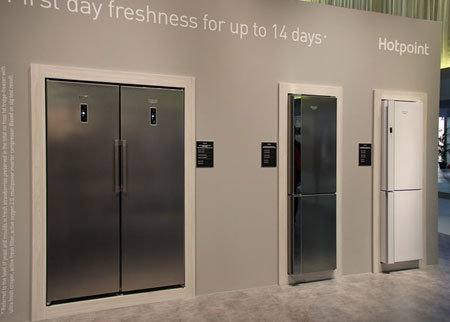 Встраиваемые холодильники Hotpoint представлены на выставке Eurocucina 2016